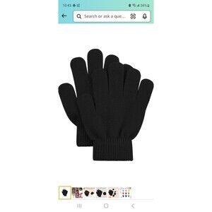 Century Star Kids Winter Gloves Magic Warm Full Finger Gloves Soft Stretchy Knit